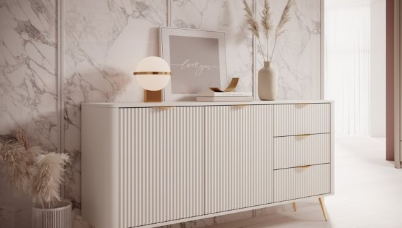 Модульна вітальня Lante Беж/Золоті ніжки 2