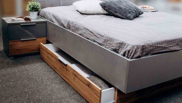 Модульна спальня Linz/Лінц Міромарк Сірий шифер/Дуб вотан 2