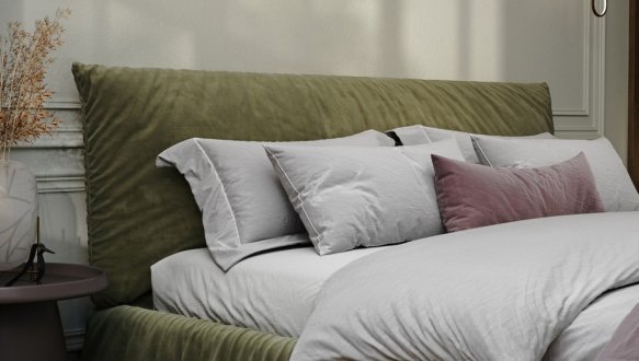  Ліжко двоспальне м'яке Woodsoft Kemi / Кемі з підйомним механізмом та нішею для білизни 2