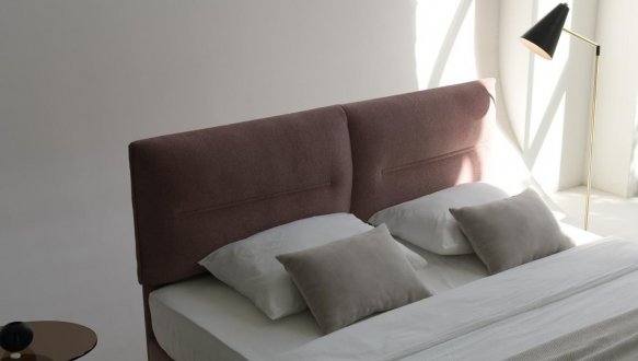 Кровать мягкая двуспальная Woodsoft Salerno / Салерно с подъемным механизмом и нишей для белья 8