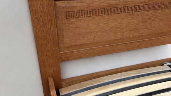 Кровать двуспальная деревянная ЧДК Элит NEW Щит Сосна 16