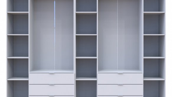 Шкаф Дорос Геллар кашемир 6 дверной 232,5 см 2