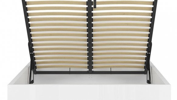 Кровать двуспальная BRW Poland LOZ/140/B Tetrix / Тетрикс с подьемним механизмом и нишей для белья ДСП 2