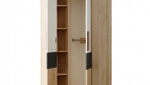 Шафа кутова Сокме Айго 2 дверна бук пісочний 82 см 0