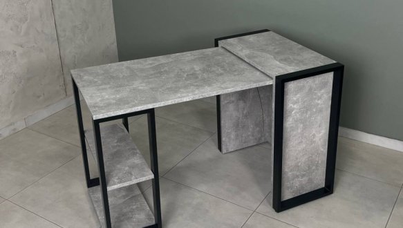 Стіл трансформер LOFT Дуб Сонома / Чорний мат MebliRoMax 23