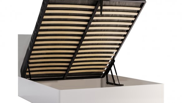 Ліжко з мякою спинкою Рома 1