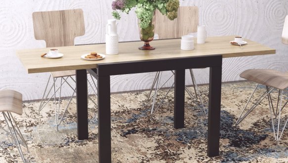 Стол-трансформер Kors Дуб сонома/Венге