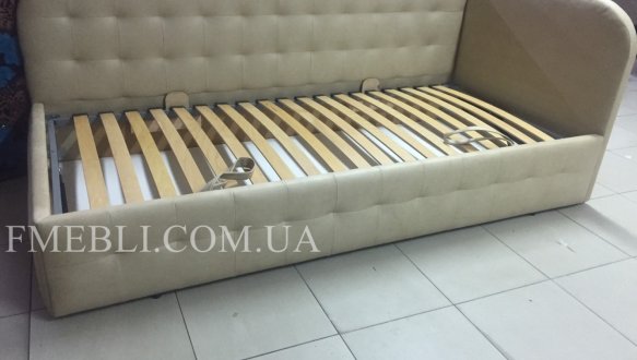 Ліжко м'яке Городок Флора з підйомним механізмом 3