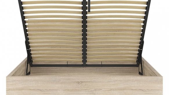 Кровать двуспальная BRW Poland LOZ/160/B Tetrix / Тетрикс с подьемним механизмом и нишей для белья ДСП 5