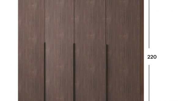 Шкаф Mebelstar Оскар четырехдверный с ящиками Кашемир 200 см 0