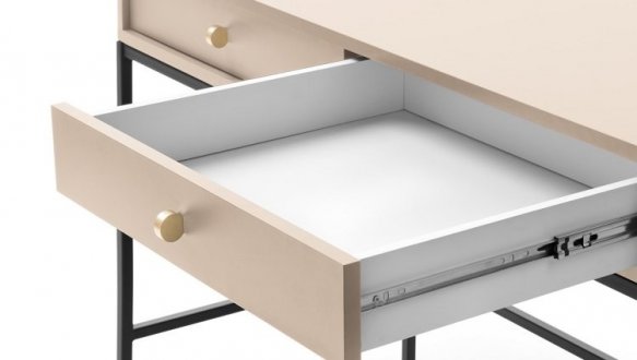 Стіл туалетний чорні ніжки MT104 Mono 3