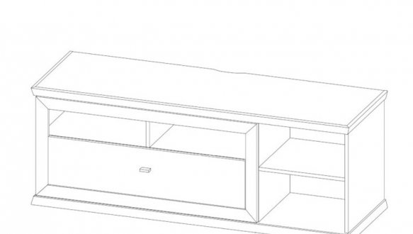 Тумба ТВ 1Д/1Ш Орегон 0