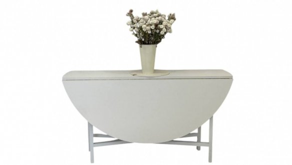 Стол круглый раскладной трансформер MebliRoMax Ten / Тен D1400 5