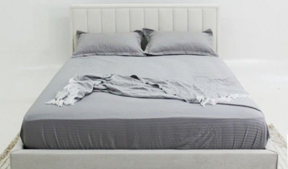 Мягкая кровать двуспальная Шик Галичина Камелия с подъемным механизмом и нишей для белья 7