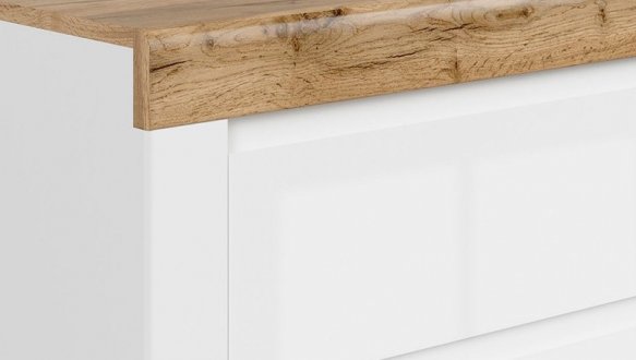 Модульна спальня Holten/Холтен BRW Poland Білий/Дуб вотан/Білий глянець 5