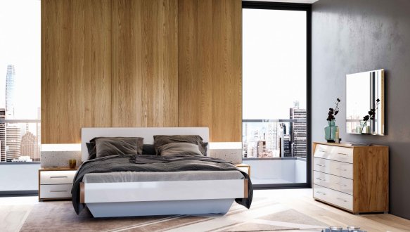 Ліжко 1.8х2.0 без каркасу Нікі 0