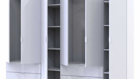 Шафа Гелар 2+4 Дорос 6 дверна дуб сонома 233 см 7