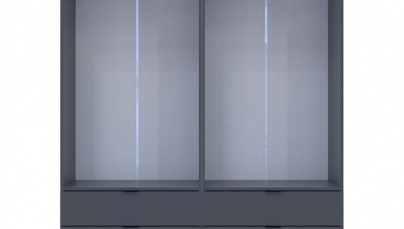 Шафа Дорос Гелар графіт 4-х дверна 155 см 2