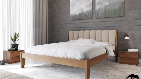 Кровать деревянная Лев Токио 50 массив Бук