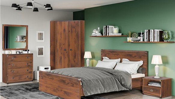 Модульна спальня Montana/Монтана ВМК-Україна Дуб шуттер