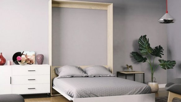 Кровать двуспальная шкаф трансформер Art in Head Mitra / Митра 140 см 6