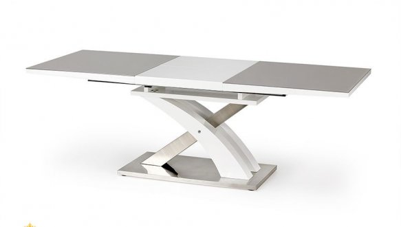 Стіл Sandor 2 сірий/білий 0