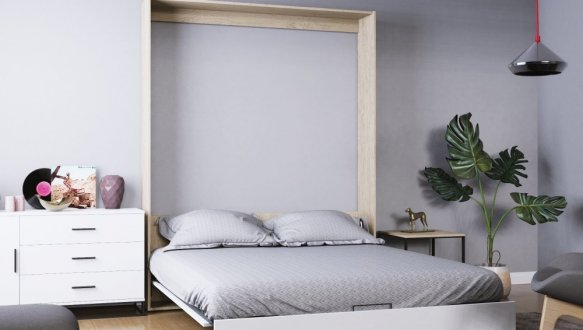 Кровать двуспальная шкаф трансформер Art in Head Mitra / Митра 160 см 21