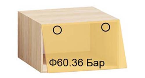 Шкаф верхний В60.36.1Д Бар Европейская