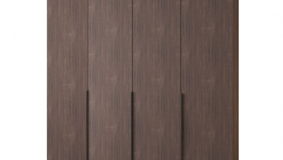 Шкаф Mebelstar Оскар четырехдверный с антресолью и ящиками Дуб ристрето 200 см 4