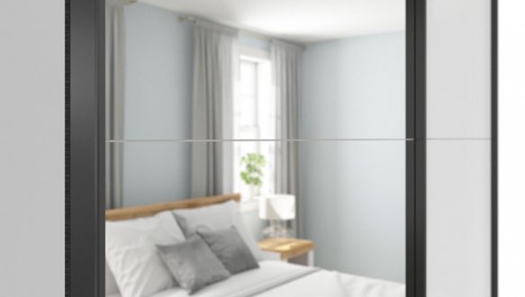 Шкаф-купе с зеркалом SZF/153/M Tetrix 4