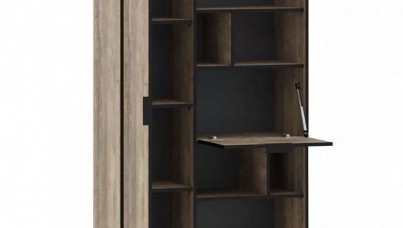 Стелаж комбі дуб гранж пісочний F-0006 Форте 0