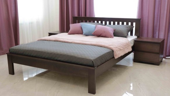 Кровать деревянная низкое изножье Дримка Жасмин Бук 0