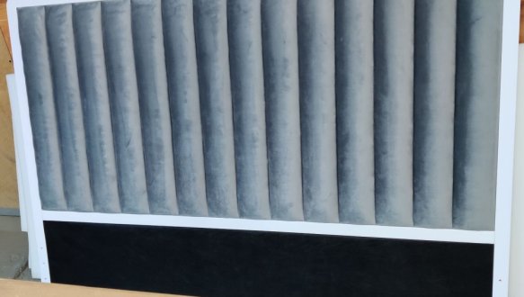 Кровать деревянная с мягкой вставкой ArborDrev Глория Сосна / Бук Белый 9