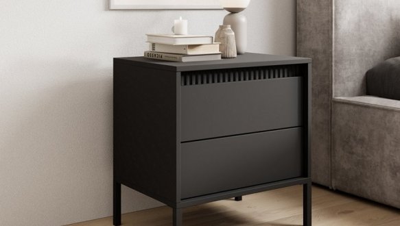 Тумба прикроватная 2S/53 черный Senso 3