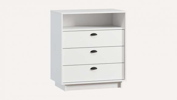 Комод Куба К001 Білий Морелі