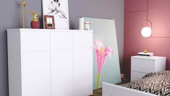 Комод на 6 шухляд у спальню Art in Head Light / Лайт 1