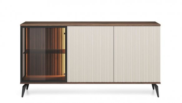 Комод с подсветкой Вичи / Vici K154 Орех / Кашемир 0