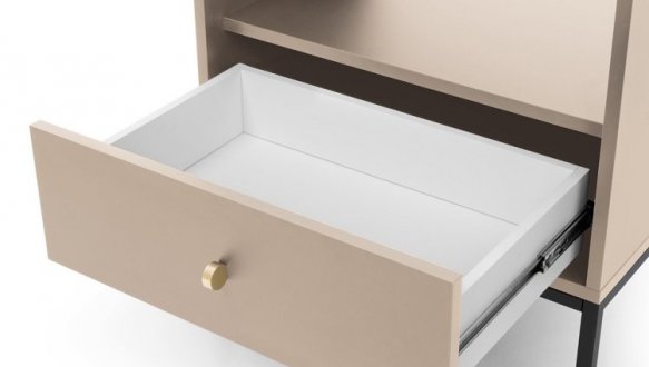 Тумба прикроватная черные ножки MS54 Mono 3