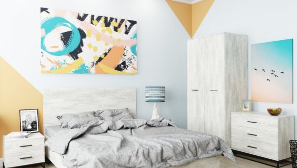 Комод на 3 ящика 800 Art in Head Ascet / Аскет 5