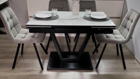 Стіл кухонний розкладний Джем Maxi V / Максі В 110-170 см 0