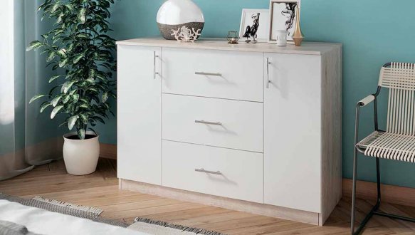 Комод 2дв 3шх 