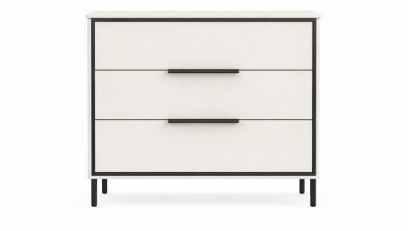 Комод KOM3S Хілс/Heels Кашемір/Чорний Гербор