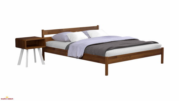Кровать двуспальная деревянная Эстелла Нота Бене 160 см Щит бука 1