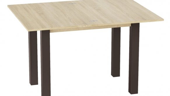 Стол-трансформер Dinner Дуб сонома/белый 1