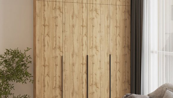 Шафа Mebelstar Оскар чотирьохдверна з антресоллю Дуб тахо 200 см