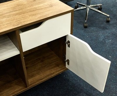 Комп'ютерний стіл Nord Інтарсіо Правий/Лівий Бронзовий 133 см 1