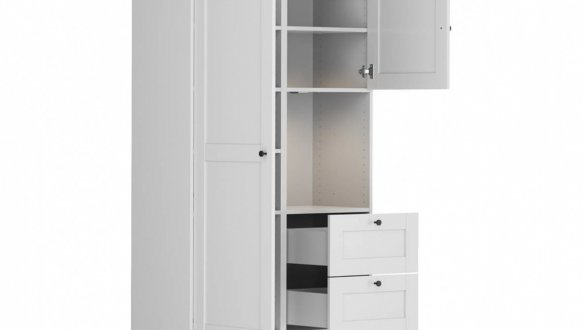 Шафа BRW Poland REG/100/150/40/1 Modeo 2 дверна білий 100 см 0