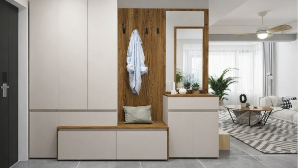 Комплект в прихожую Анси/Anci Дуб травиата/Кашемир Гербор