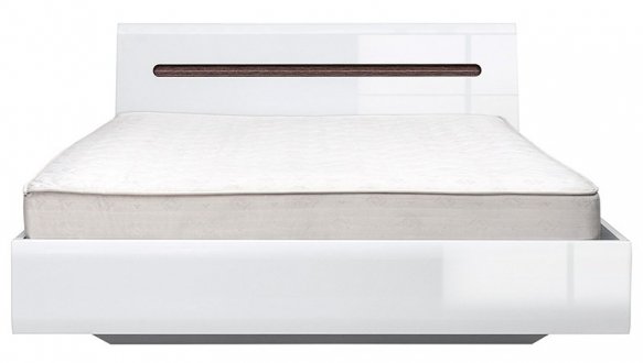 Кровать двуспальная ВМК-Украина LOZ/160 Амелия ДСП белое без вклада 0