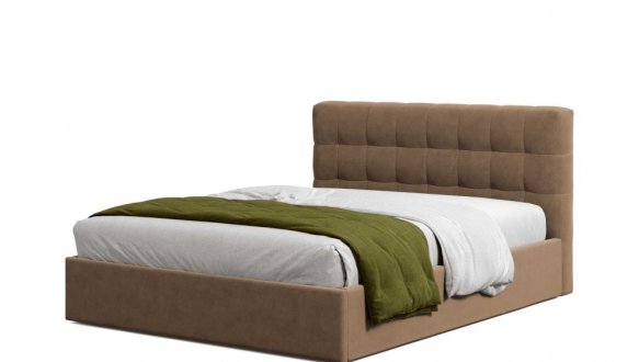 Кровать мягкая Виорина деко Tiramisu / Тирамису с подъемным механизмом и нишей для белья 20
